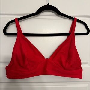 Red Old Navy Bikini Top Extra Large